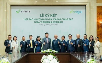 V-Green & eTreego to Build 100,000 EV Charging Stations in Indonesia