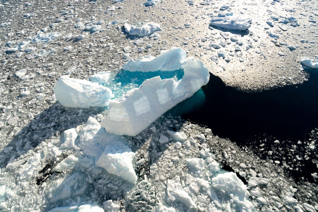 chunks of ice