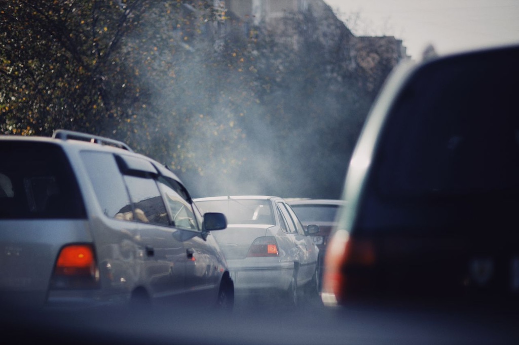 vehicles on road on rush hour
